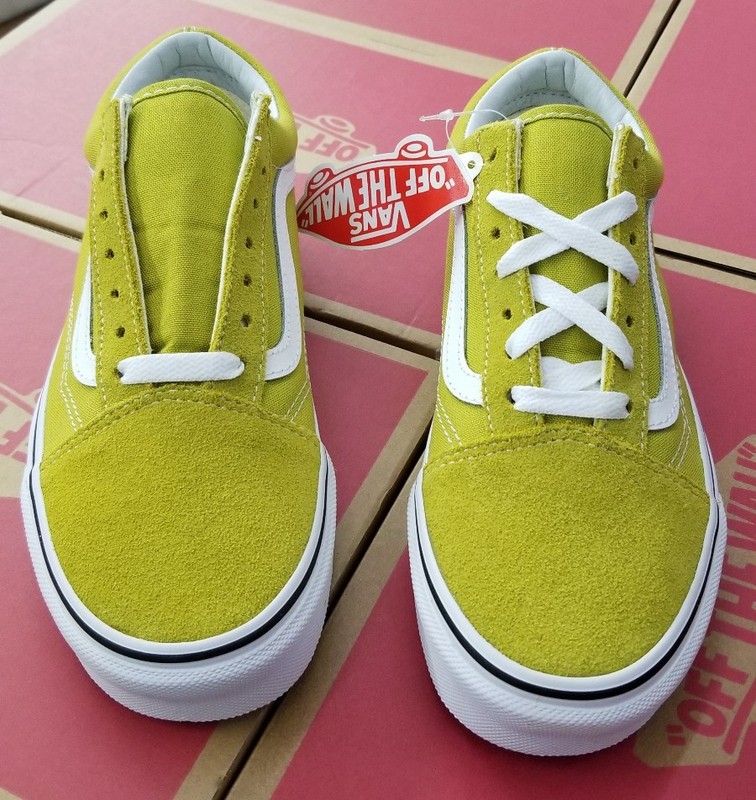 vans old skool cress green